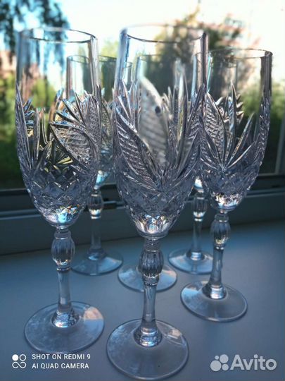 Винтажные Хрустальные бокалы СССР