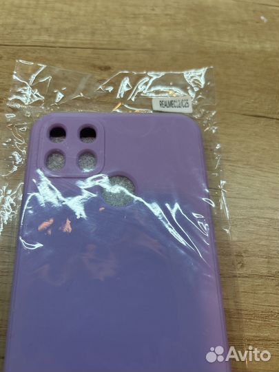 Чехол на realmec12/C25 фиолетовый