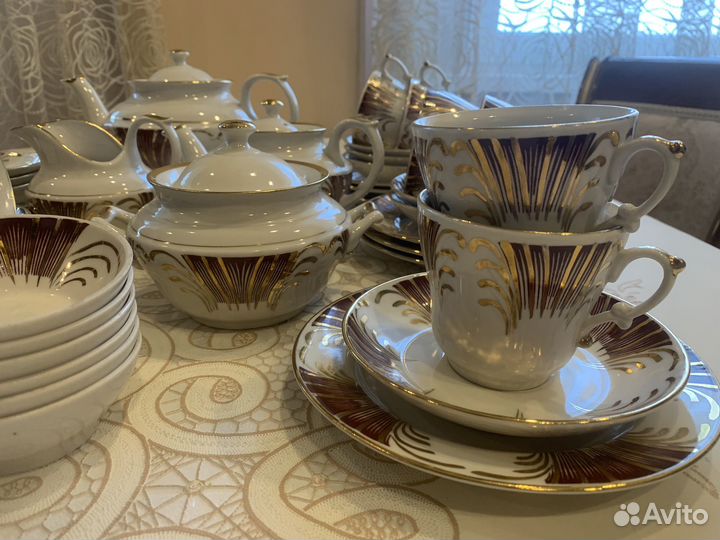 Фарфоровая посуда ссср,чайный сервиз
