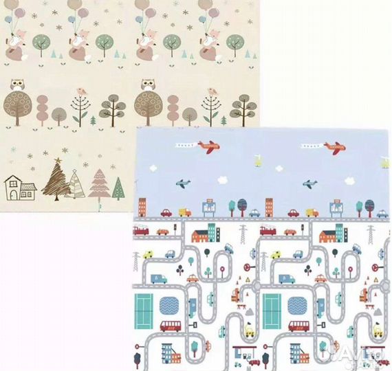 Складной детский коврик