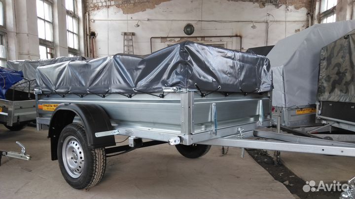 Прицеп оцинкованный кмз B1 удлиненный 2,2х1,26 м