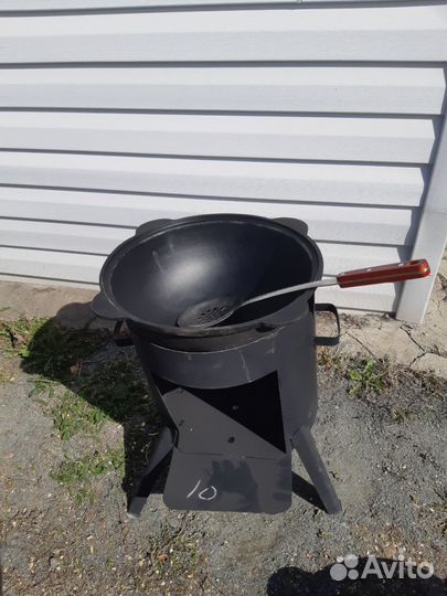 Казан 8 литров + печь открытая