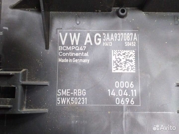 Блок комфорта 3AA937087A Volkswagen Passat