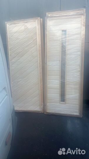 Дверь липа для бани и сауны