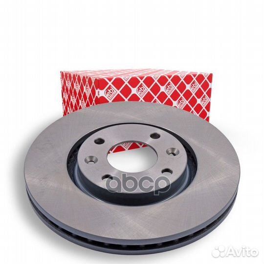 Торм.диск пер.вент.283x26 4 отв. /с покрытием