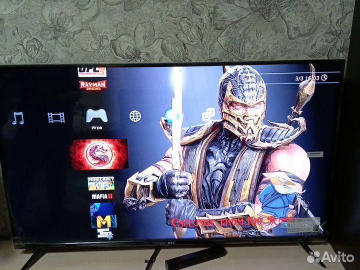 Sony PS3 slim(320гб) +30 игр+1 геймпад