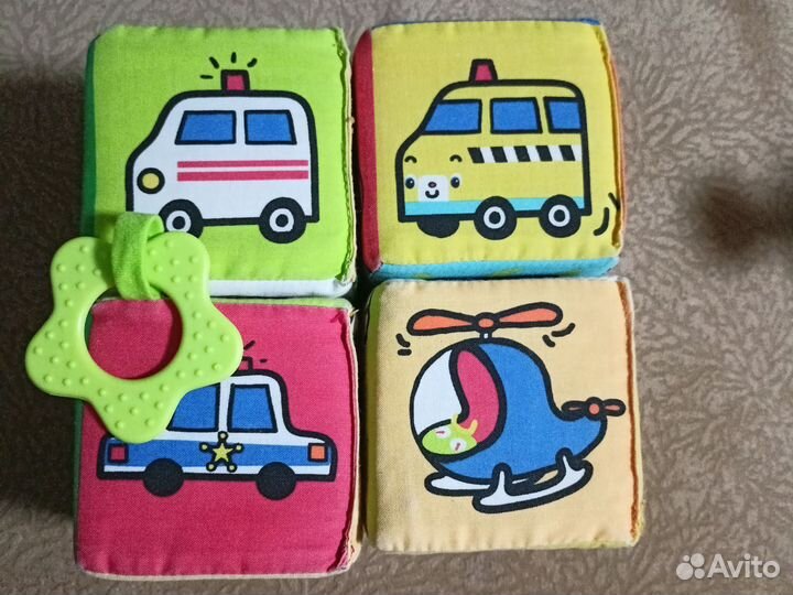 Развивающий кубик мягкий