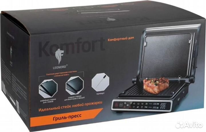 Электрогриль новый