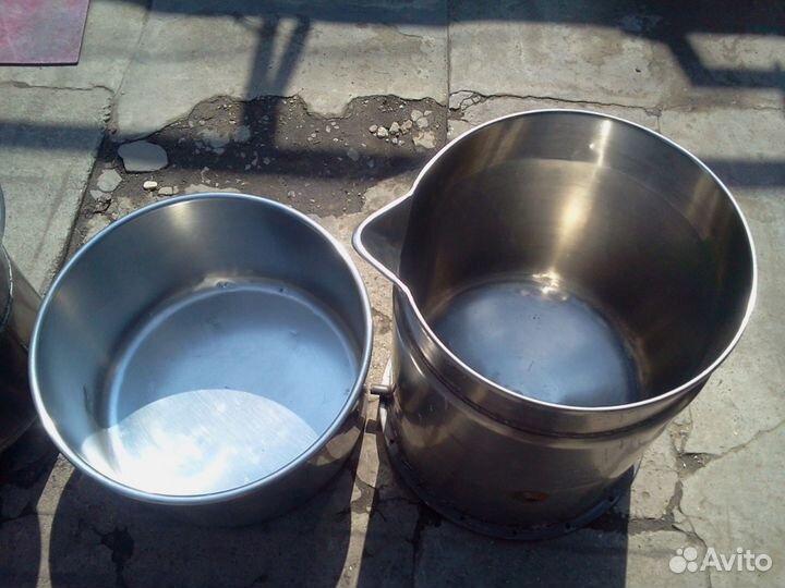 Котёл и чан с нерж. стали сделан в СССР