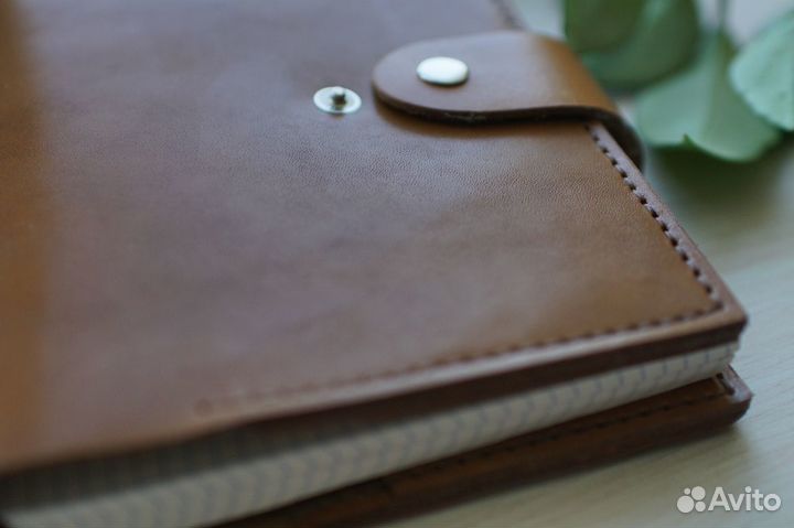 Кожаный блокнот ручной работы