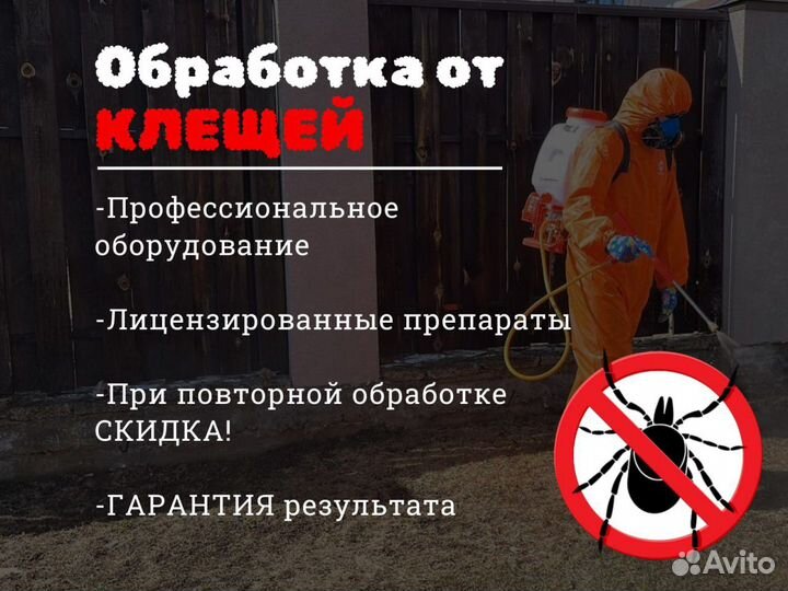 Обработка от клещей