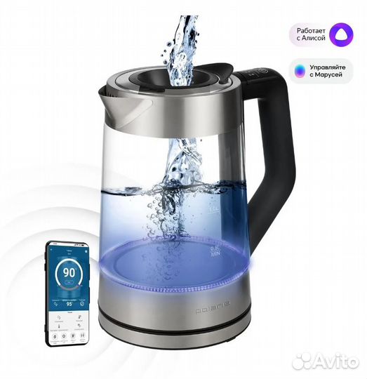 Чайник новый с Алисой wi fi Polaris PWK 1725cgld S