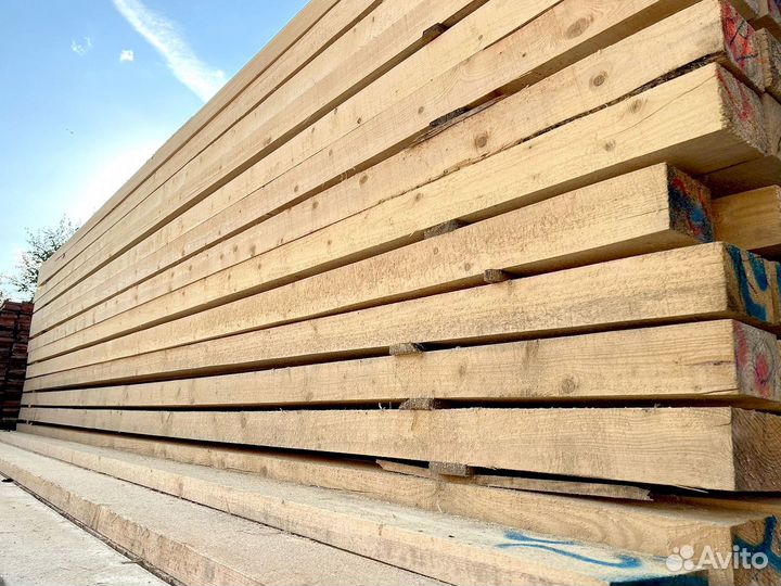 Брус обрезной 100х200х6000мм