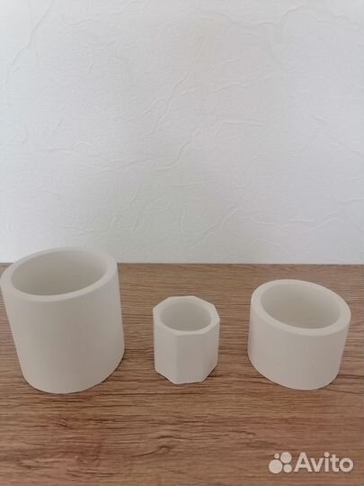 Кашпо из гипса