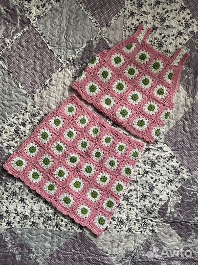Летний костюм вязаный crochet