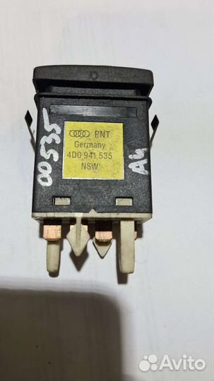 Кнопка включения противотуманных фар Ауди А-4 Б-5