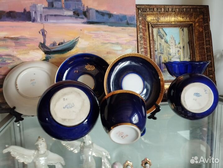 Фарфор Кобальт лфз. СССР
