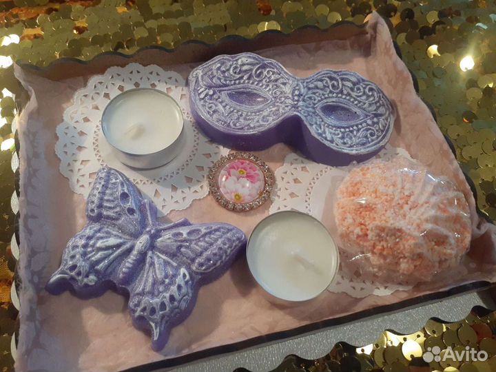 Мыло с натуральной лавандой