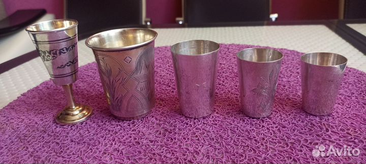 Рюмка, стопки серебро