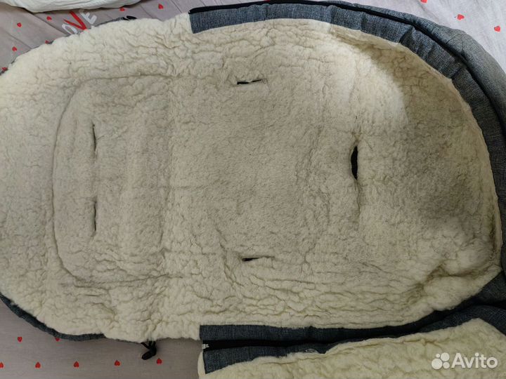 Конверт из овчины в коляску