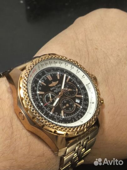 Мужские наручные кварцевые часы Breitling Bentley