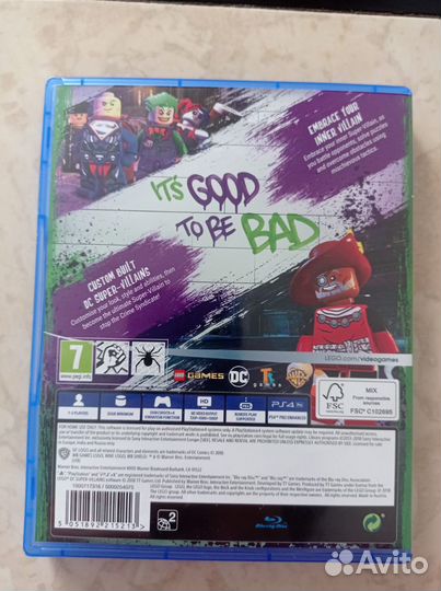 Диск PS4 Lego Super Villains
