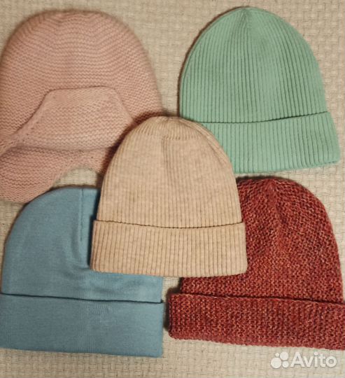 5 шапок женских