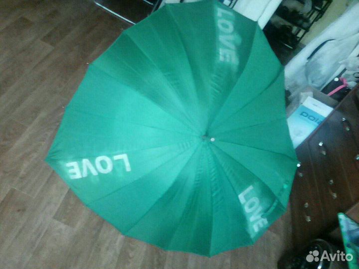 Зонт трость сердце