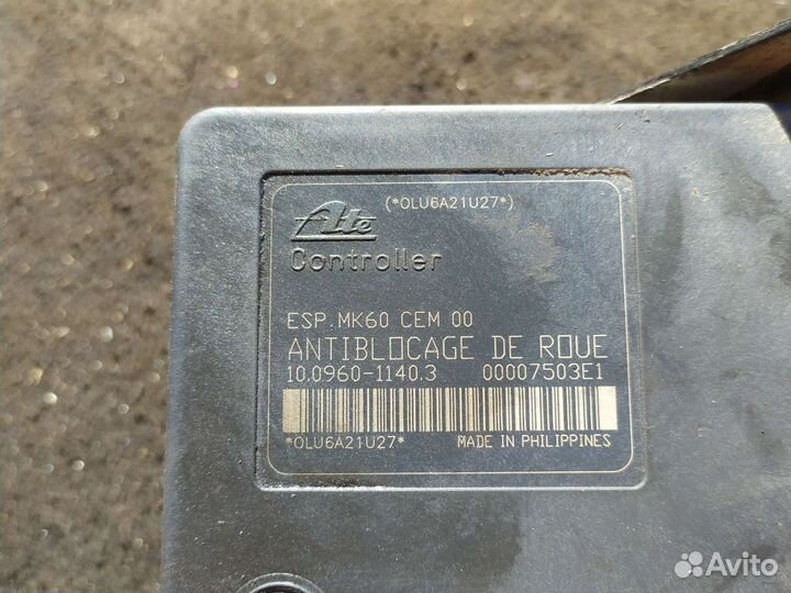 Блок ABS citroën c5 1.8