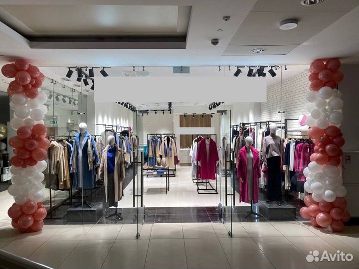 Сеть (6) магазинов женской одежды в ТЦ Москвы и мо