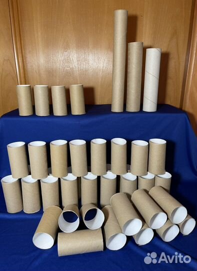 Втулки тубы шпули гильзы тубус трубы картонные
