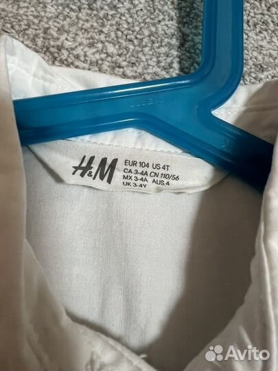 Рубашки 3-4 года