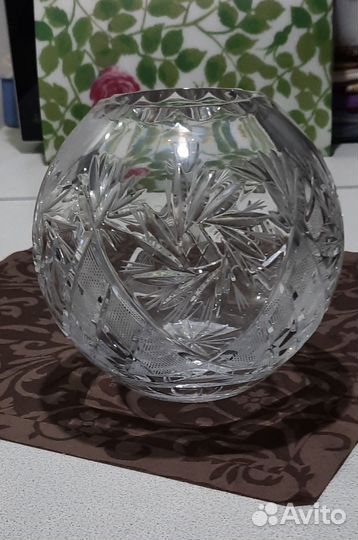 Ваза хрустальная СССР