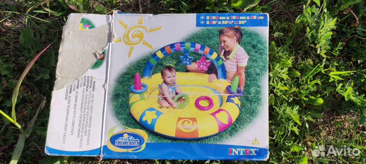 Детский надувной бассейн бу