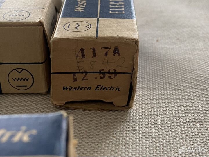 Радио лампа Western Electric 417a, 59 год