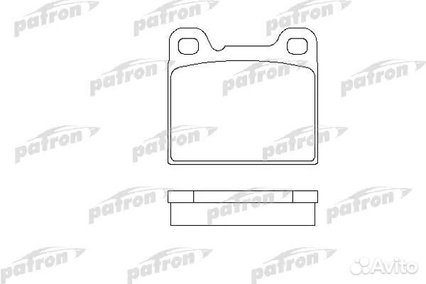 Patron PBP704 Колодки тормозные дисковые задн volv