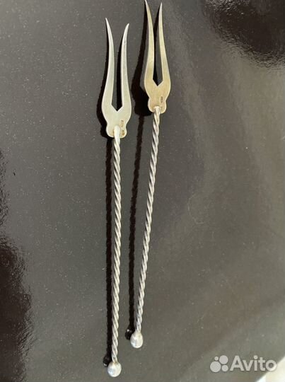 Вилка СССР (2 шт), серебро 875 пробы