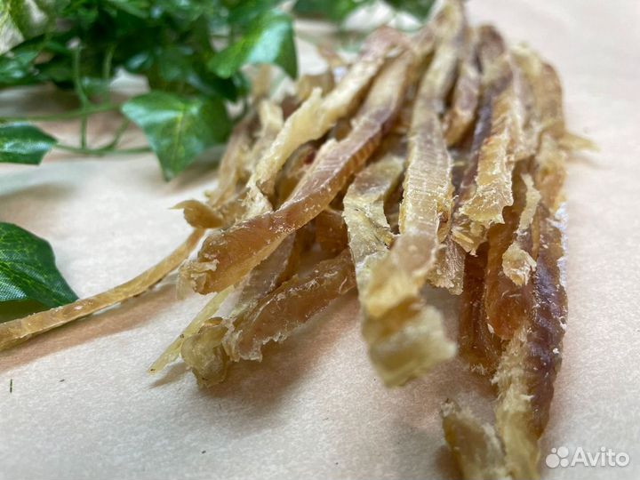 Соломка и спинка минтая солено-сушеная