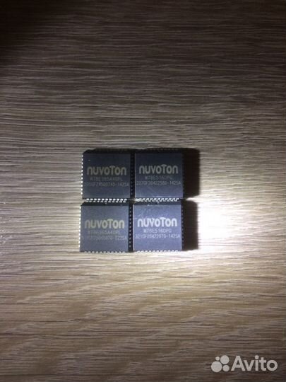 Процессор nuvoton w78e365a40pl и w78e516dpg