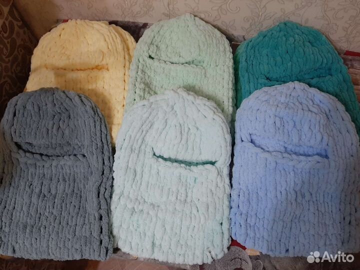 Шапка балаклава с ушами