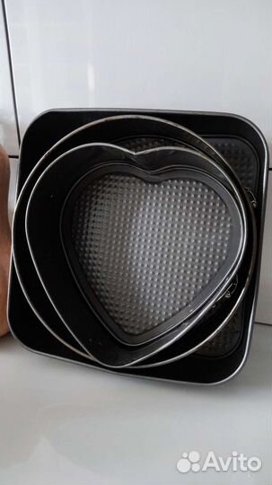 Формы для тортов, набор из трех штук