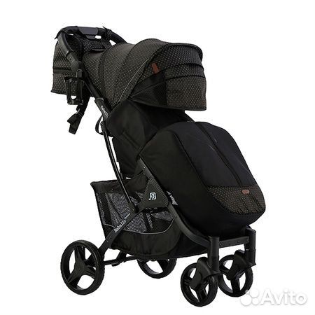 Коляска Бабало-2023 на золотой раме