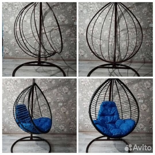 Качеля-кокон из полиротанга