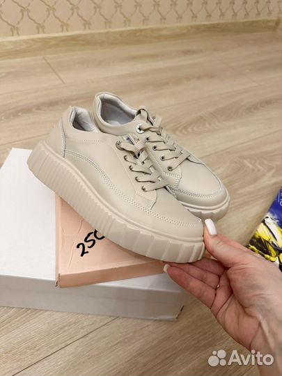 Кеды натуральная кожа