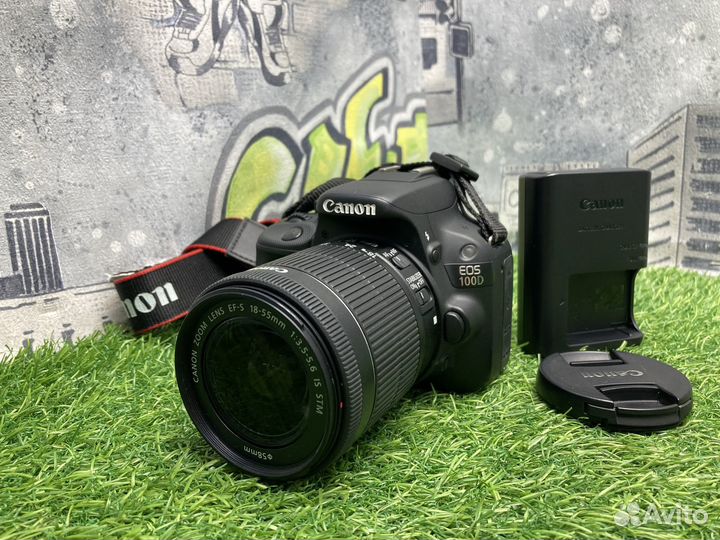 Canon 100D Kit 18-55mm 3.5-5.6 IS STM 3.800 кадров