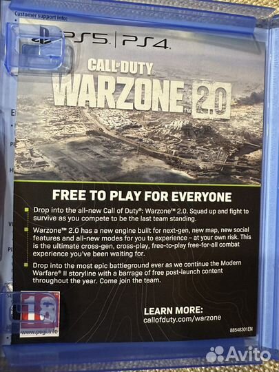 Игра для приставки PSP 5 Call of duty