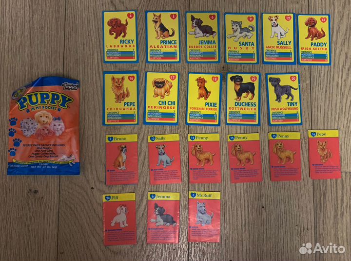 Вкладыши puppy in my pocket