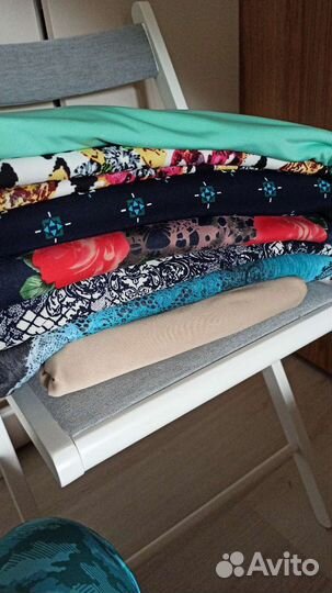 Лоскут весовой плательный трикотаж