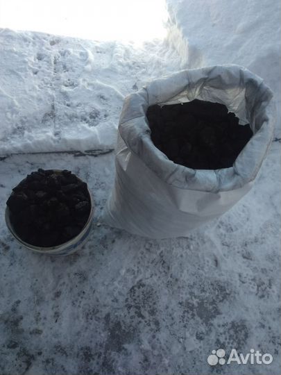 Уголь в мешках