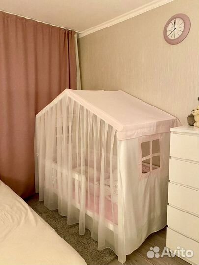 Балдахин на детскую кроватку домик